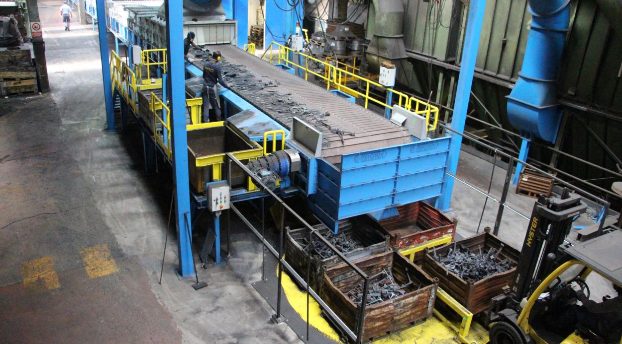 casting cooling, degating and sorting casting cooling, degating and sorting