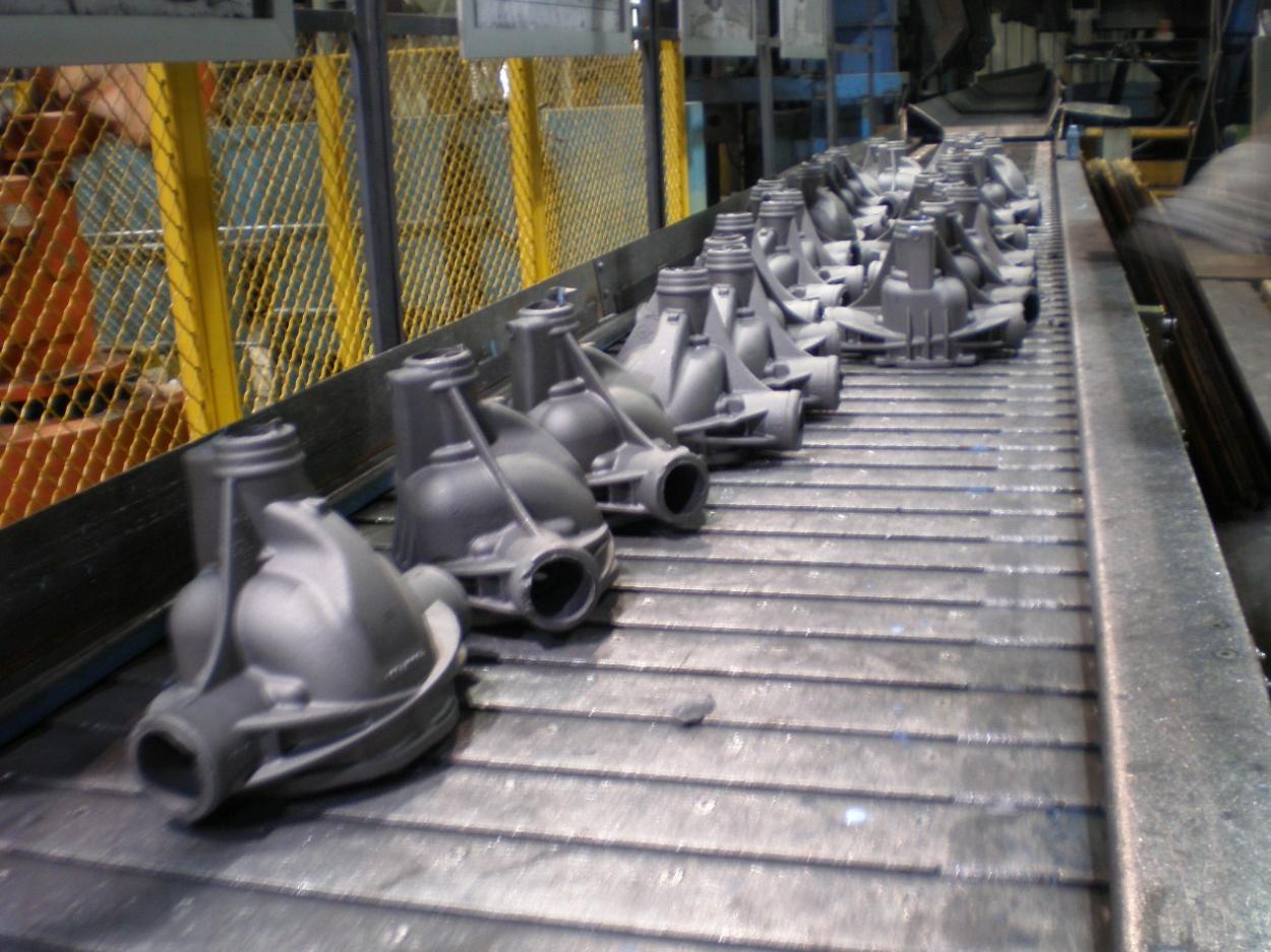 Foundry equipment for material handling