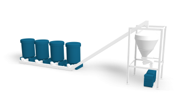 Dry Mill Rejects Handling system