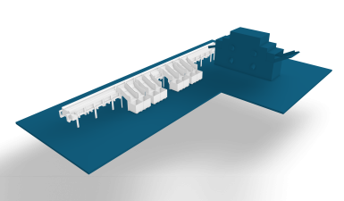 Steel belt conveyor for automatic casting sorting