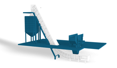 Hot sand conveyor