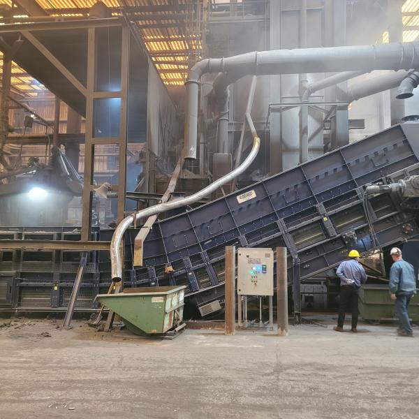 Rotary drum infeed