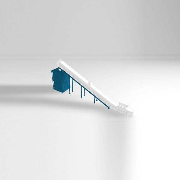 Ladle slag conveyor