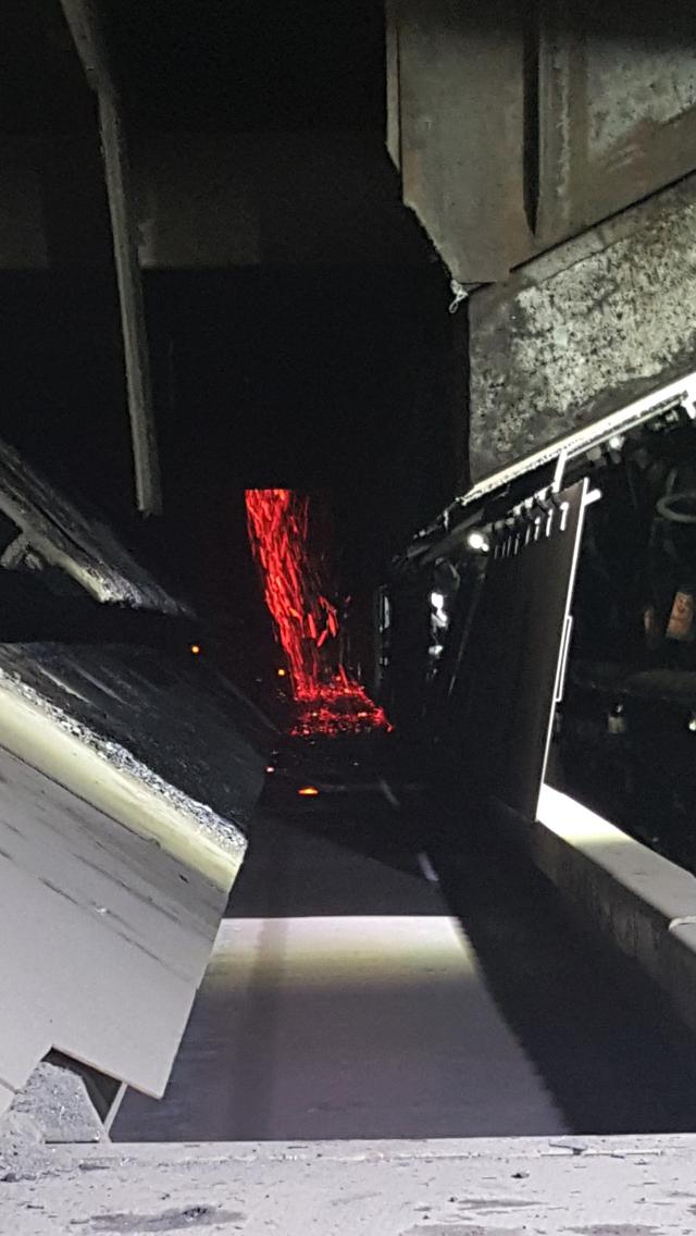 Convoyeur de calamine