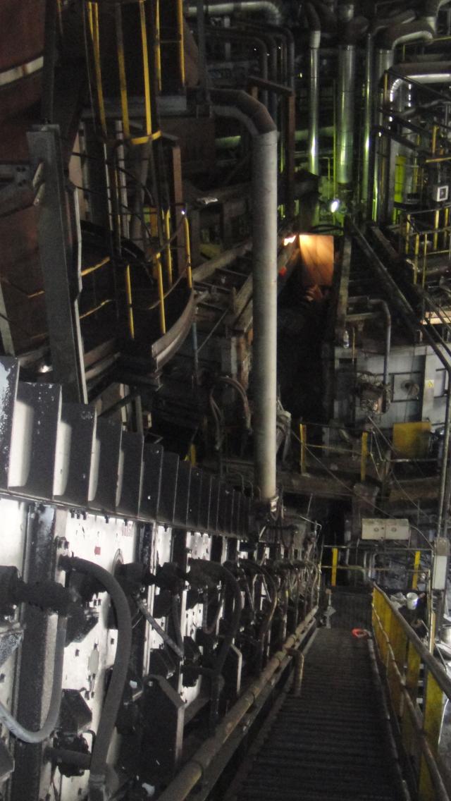 Convoyeur de minerai de fer préréduits