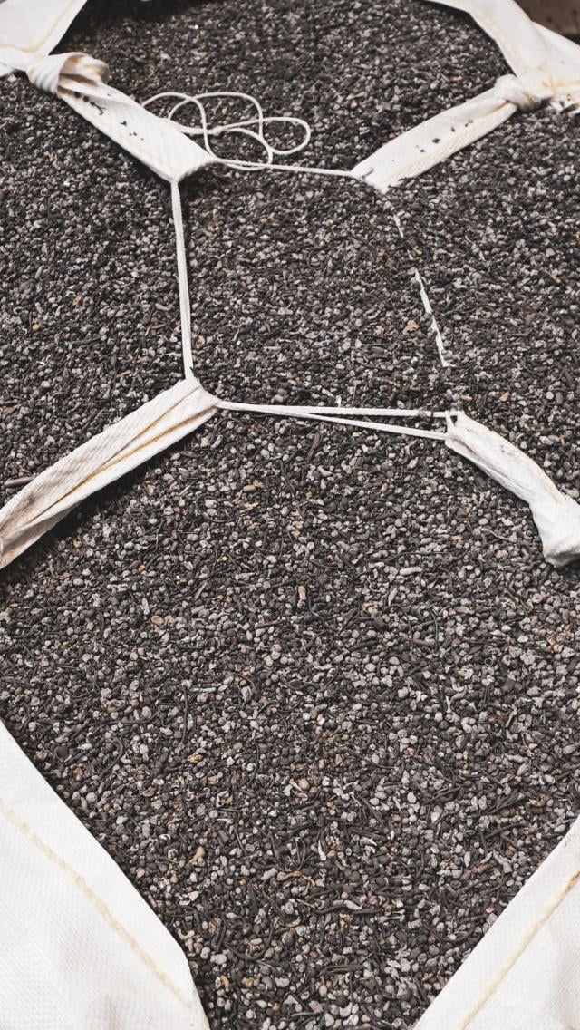 Extraction et traitement des mâchefers d’incinération secs