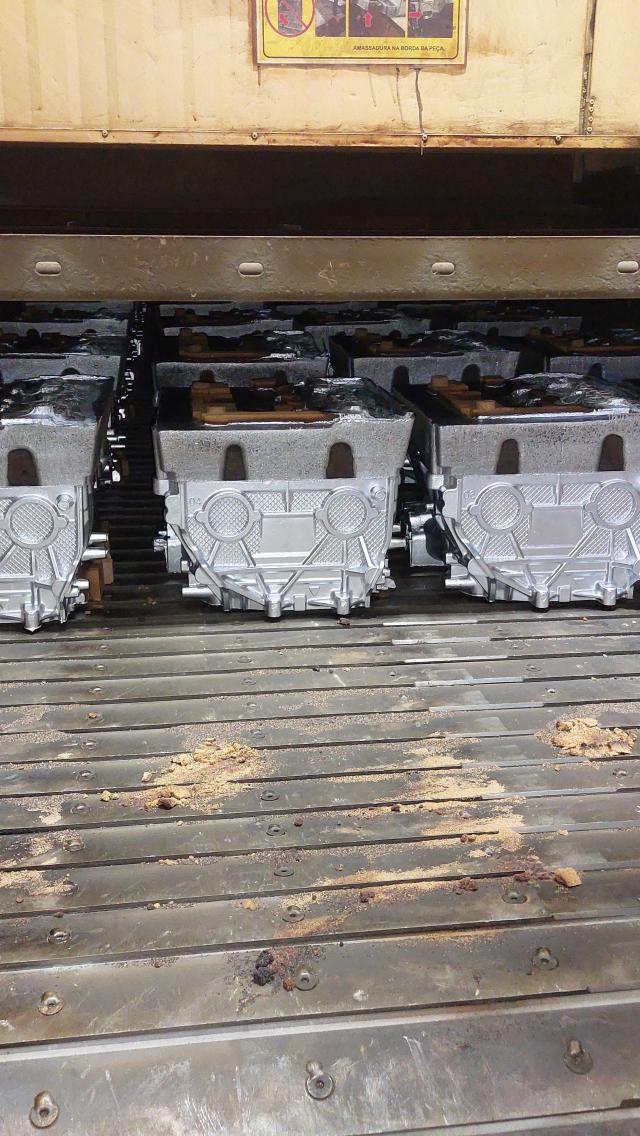 Sistema de enfriamiento de las piezas de aluminio