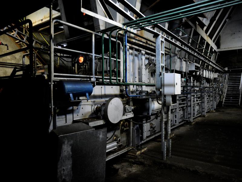 post-combustion of bottom ash