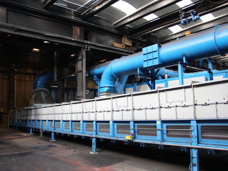 casting cooling, cooling tunnel