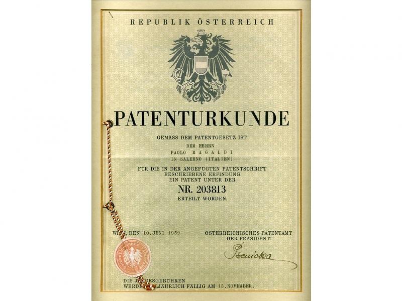 magaldi patent 1959 austria