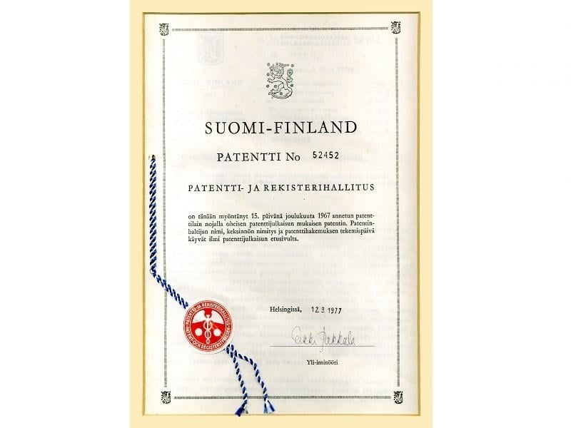 magaldi patent 1977 finland