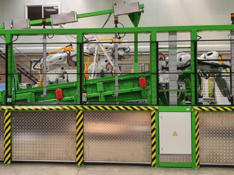 Robotized casting sorting