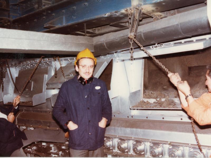 first dry bottom ash handling system in Pietrafitta