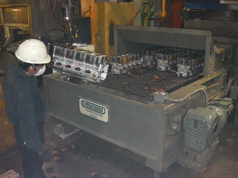 Aluminum casting cooling