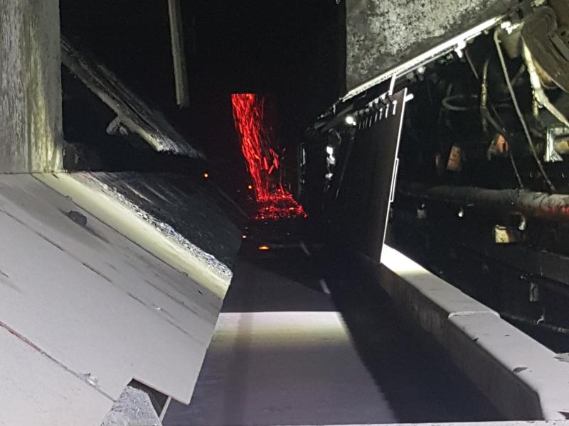 hot mill scale conveying