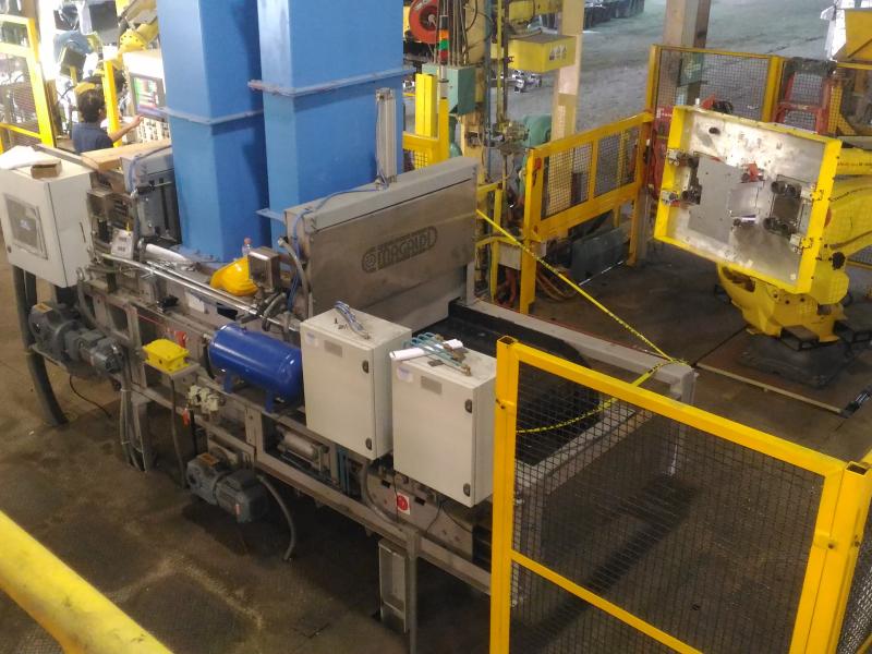 Air quenching of aluminum automotive castings