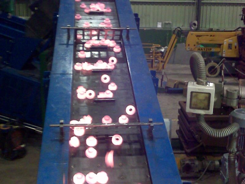 hot forged parts conveying