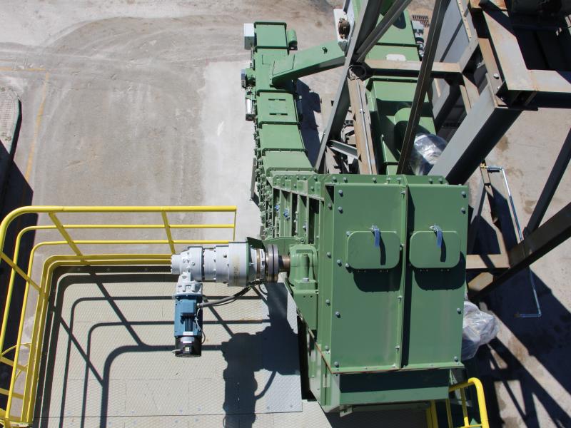 Magaldi bucket conveyor, steep inclination