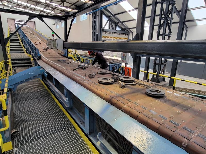 iron casting conveying