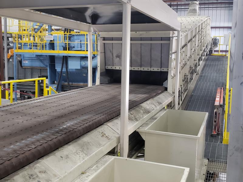 casting cooling + degating & sorting