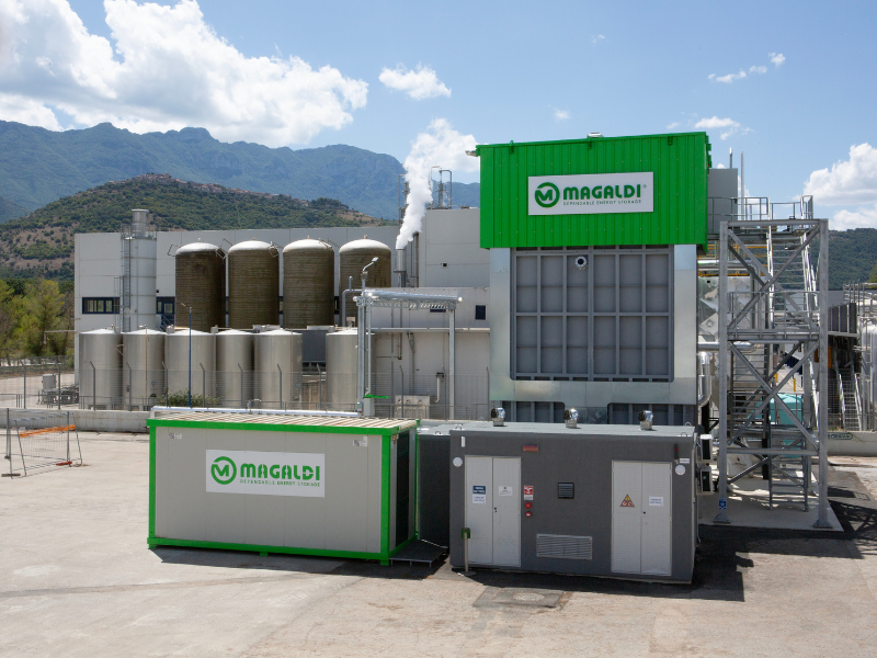 MGTES, thermal energy storage, heat battery, Magaldi