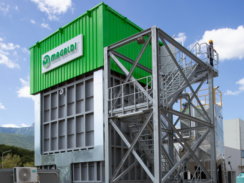 MGTES, thermal energy storage, heat battery, Magaldi