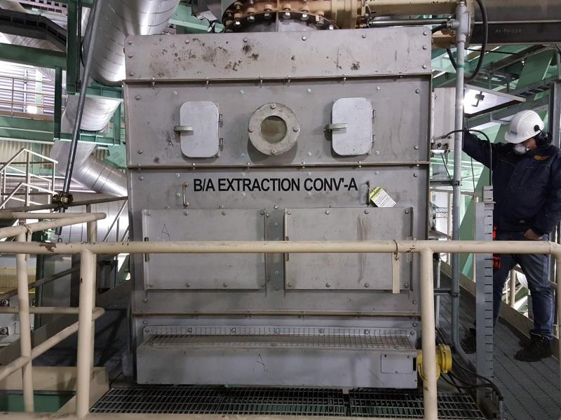 Bed ash extraction from FBC boiler, FLUIMAC