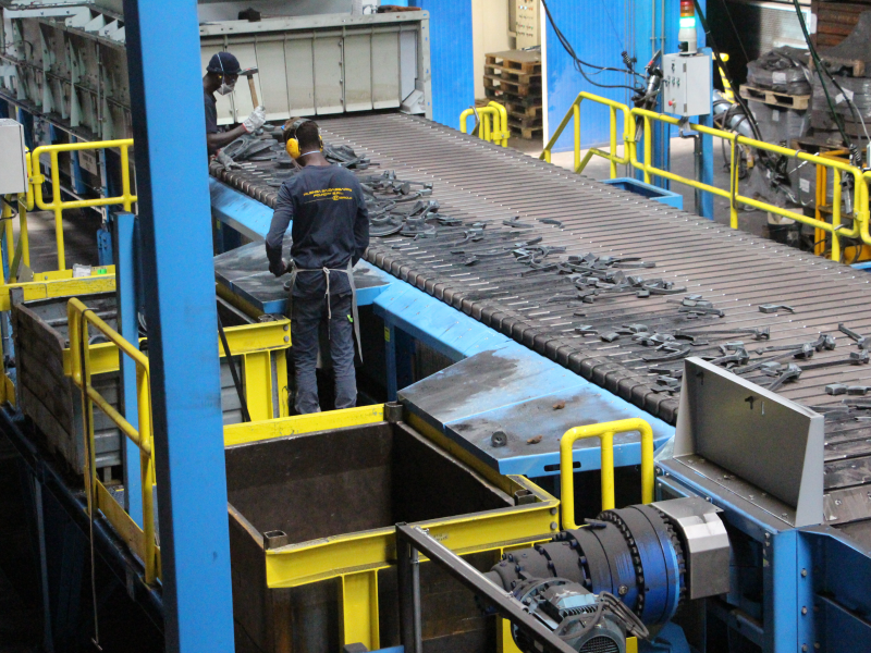 Superbelt conveyor, no silica dust, vibration-free handling