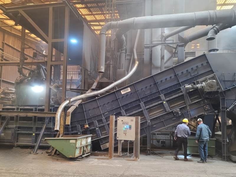 Superbelt conveyor, no silica dust, vibration-free handling