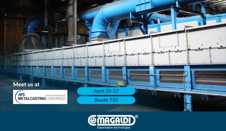 Meet Magaldi at the Metalcasting Congress 2023 - booth 735